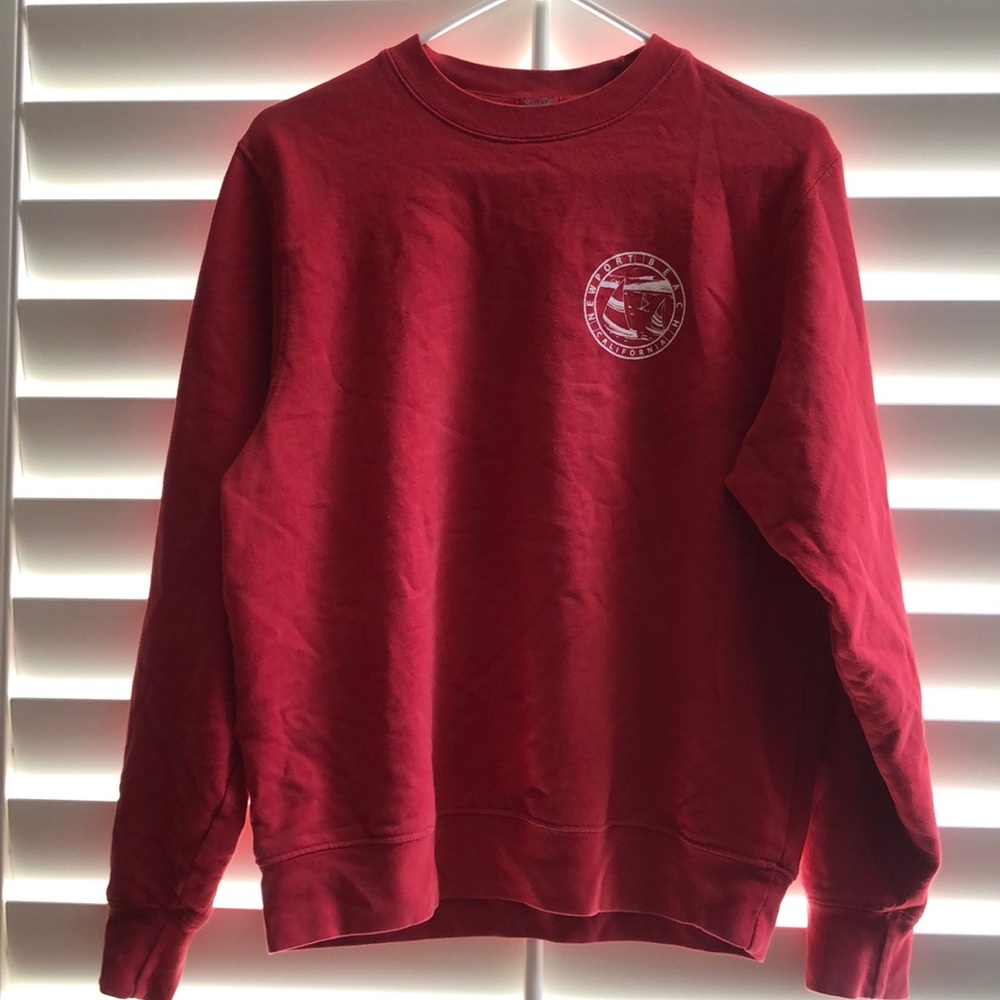 Brandy Melville Red Crewneck